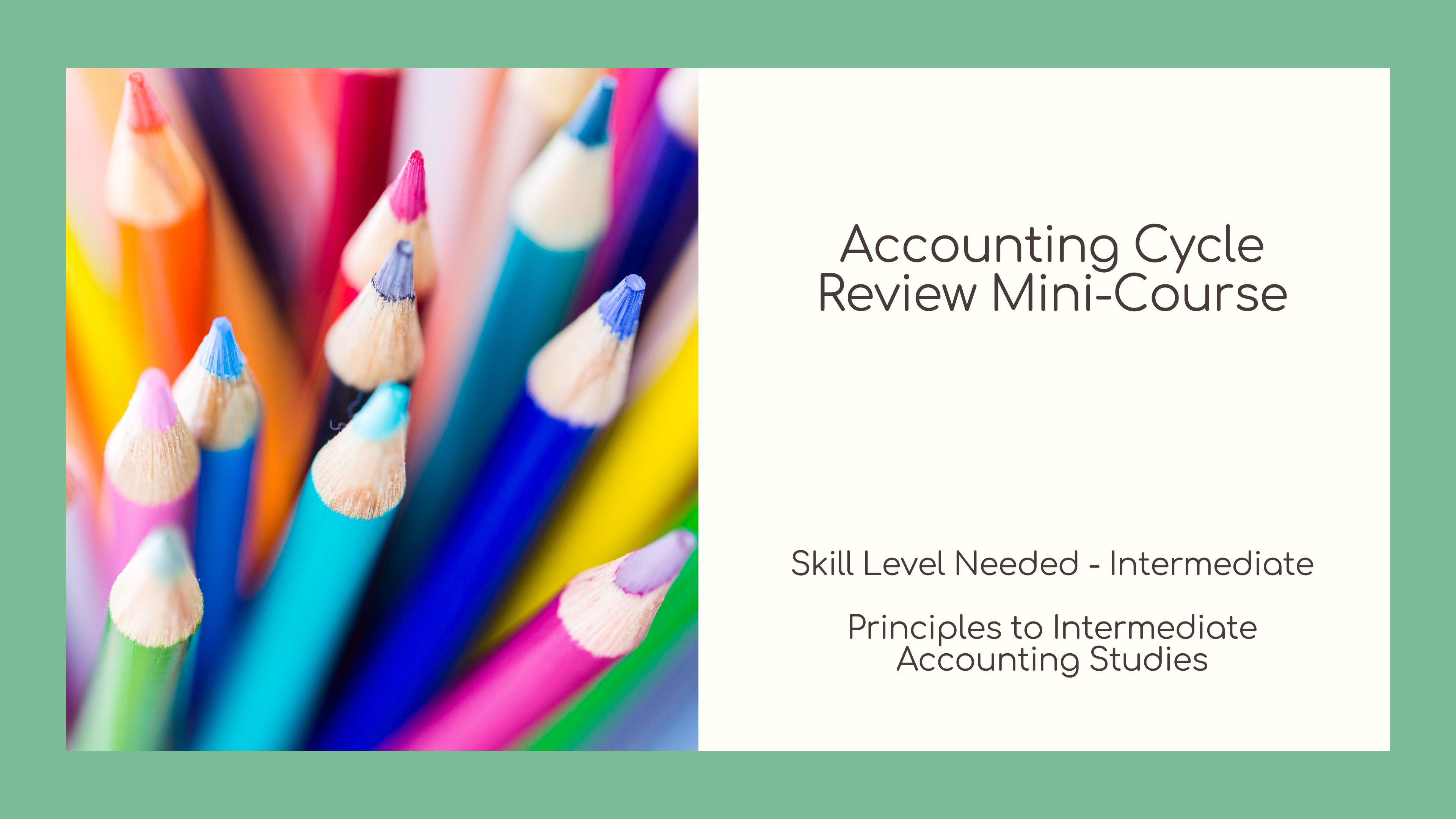 Accounting Cycle Review