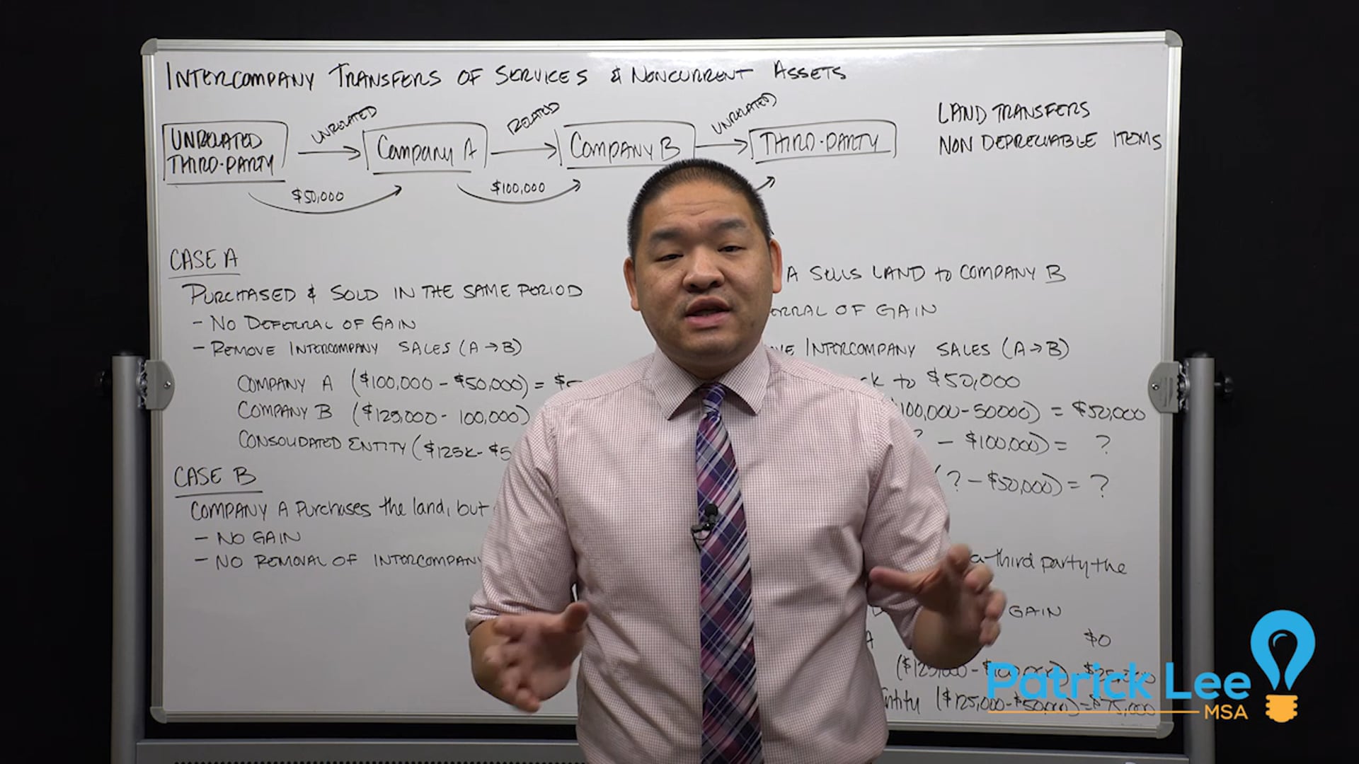 Lesson 7.1 - Intercompany Transfers of Services and Noncurrent Assets