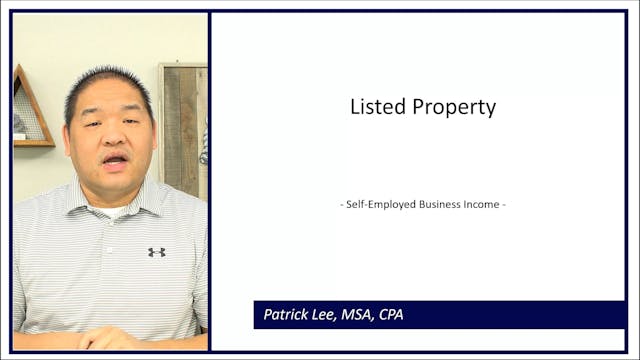 Lesson 6.15 - Listed Property