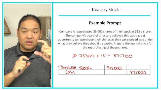 Lesson 11.5 - Treasury Stock