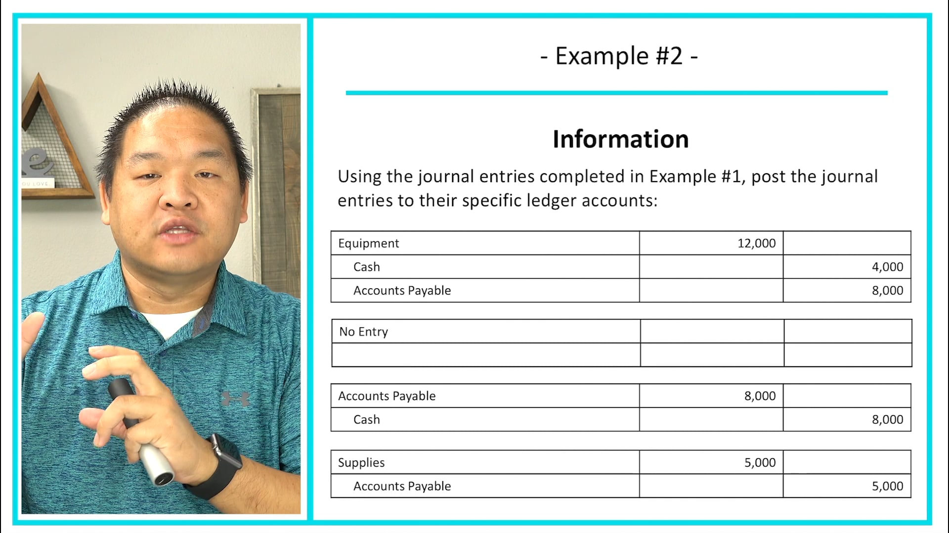 2.16 - Example 2 - Posting of Journal Entries