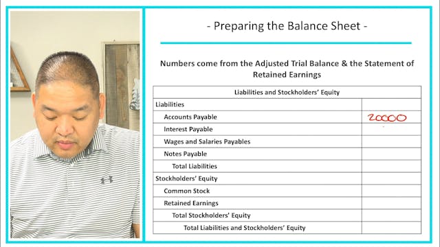 Lesson 11 - Preparing the Balance She...