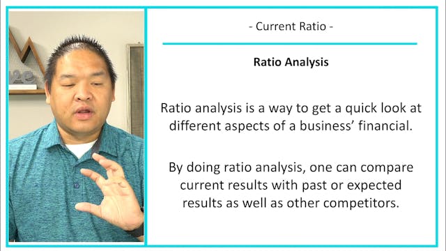 2.14 - Ratio Analysis - Current Ratio