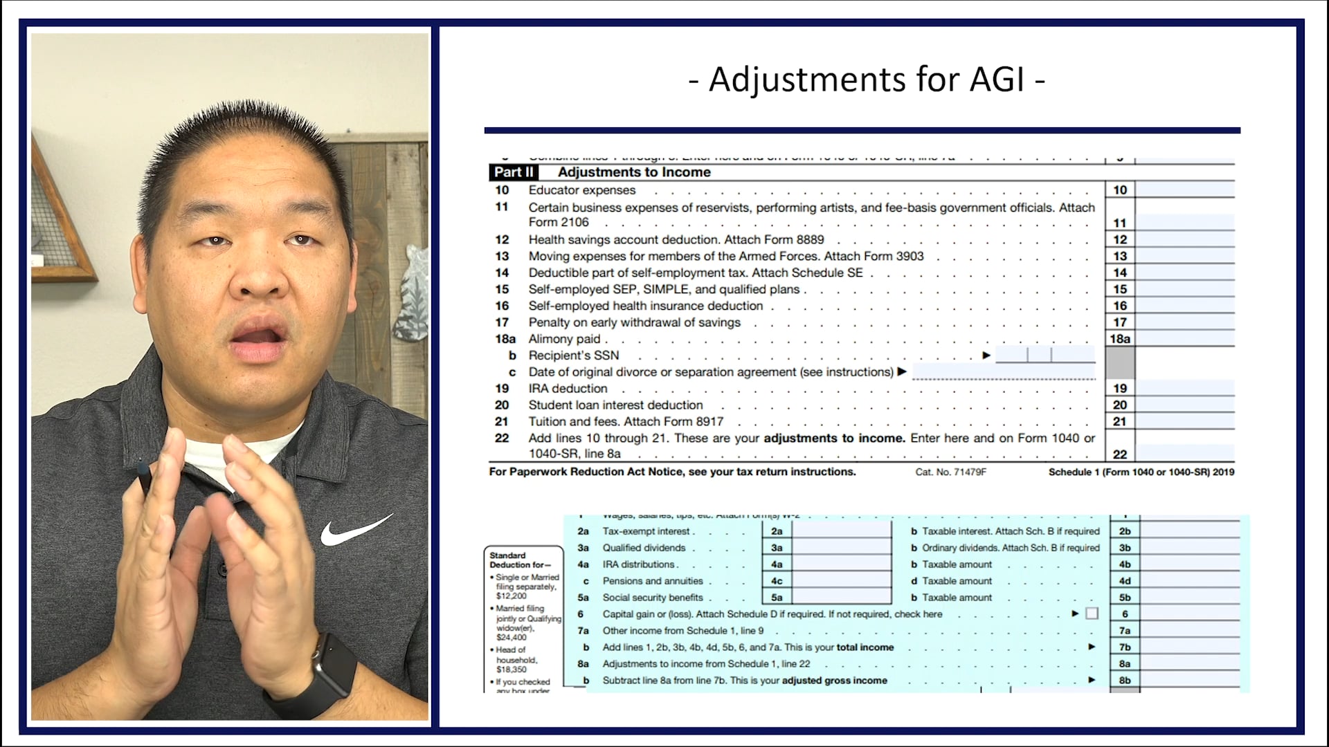 Section 4.1 - Adjustments for AGI
