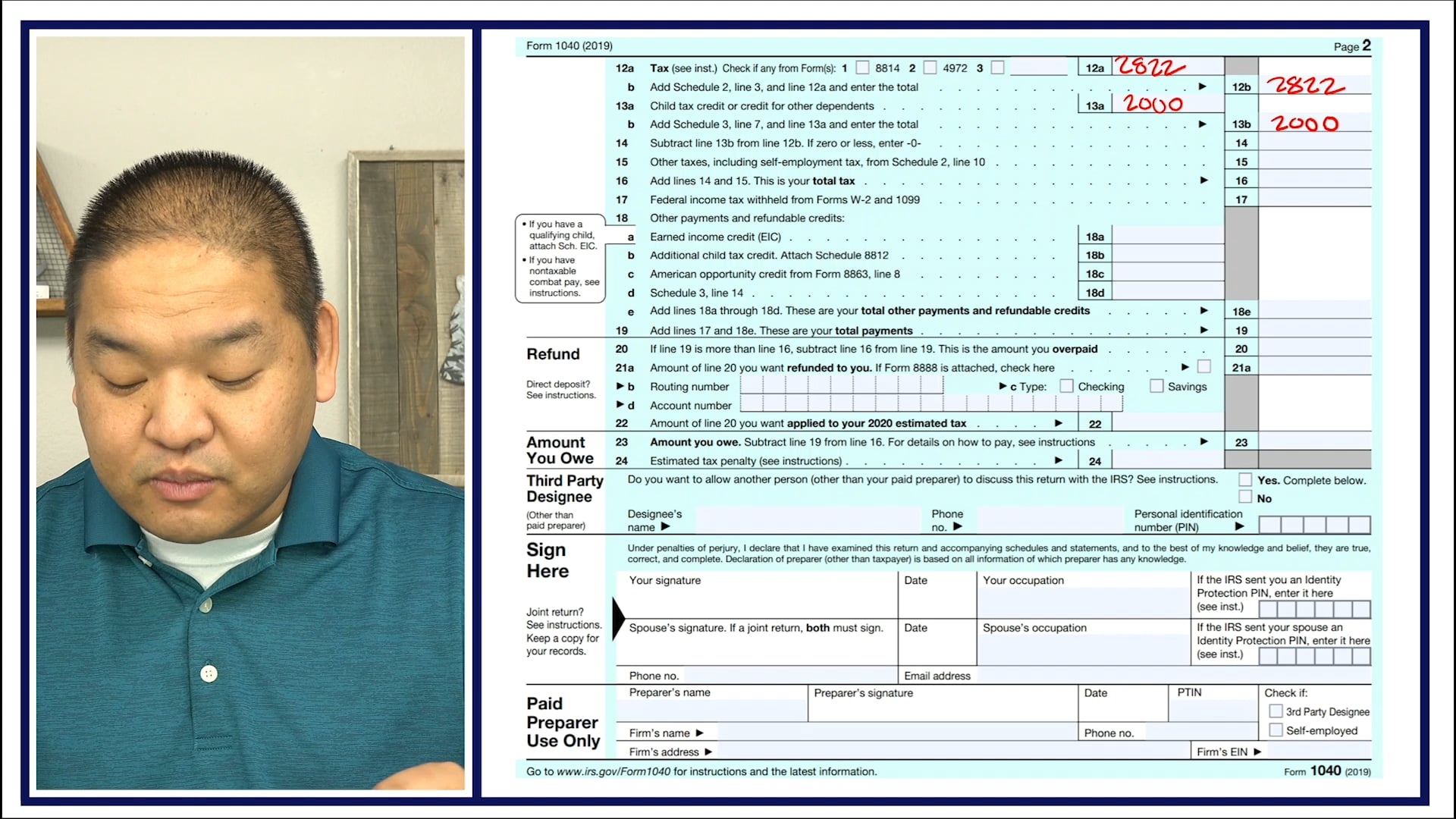 Section 2.13 - Comprehensive Tax Return