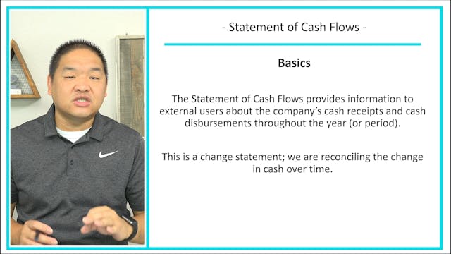 Lesson 4.16 - Statement of Cash Flows