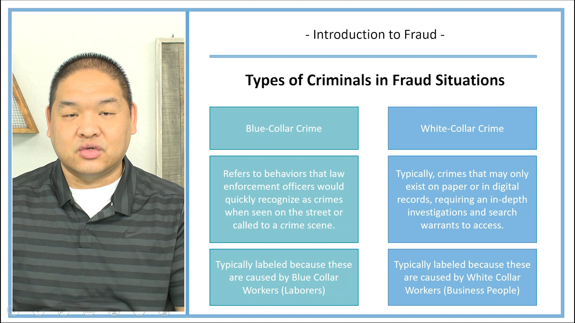 Lesson 5.2 - Introduction to Fraud