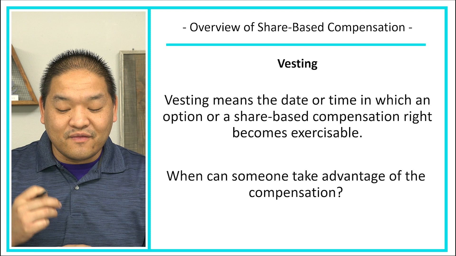 Lesson 19.1 - Overview of Share-Based Compensation