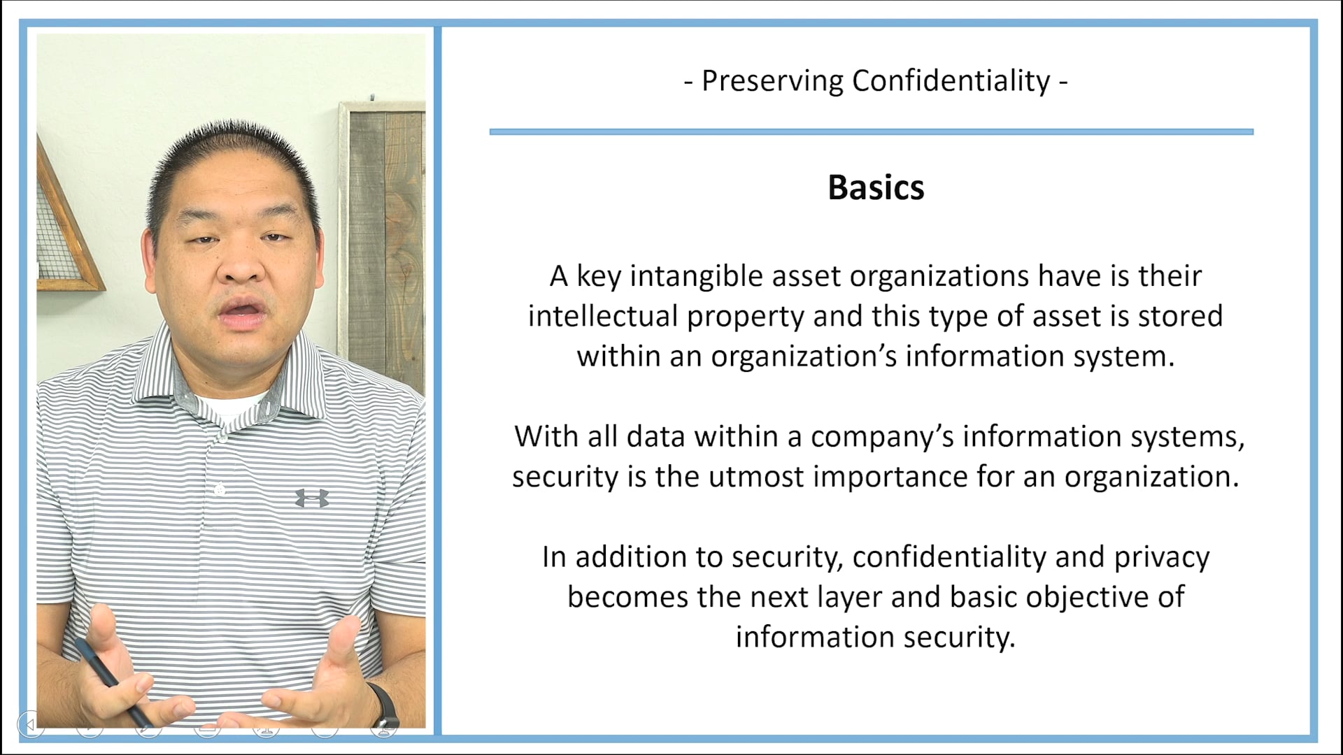 Lesson 8.2 - Preserving Confidentiality