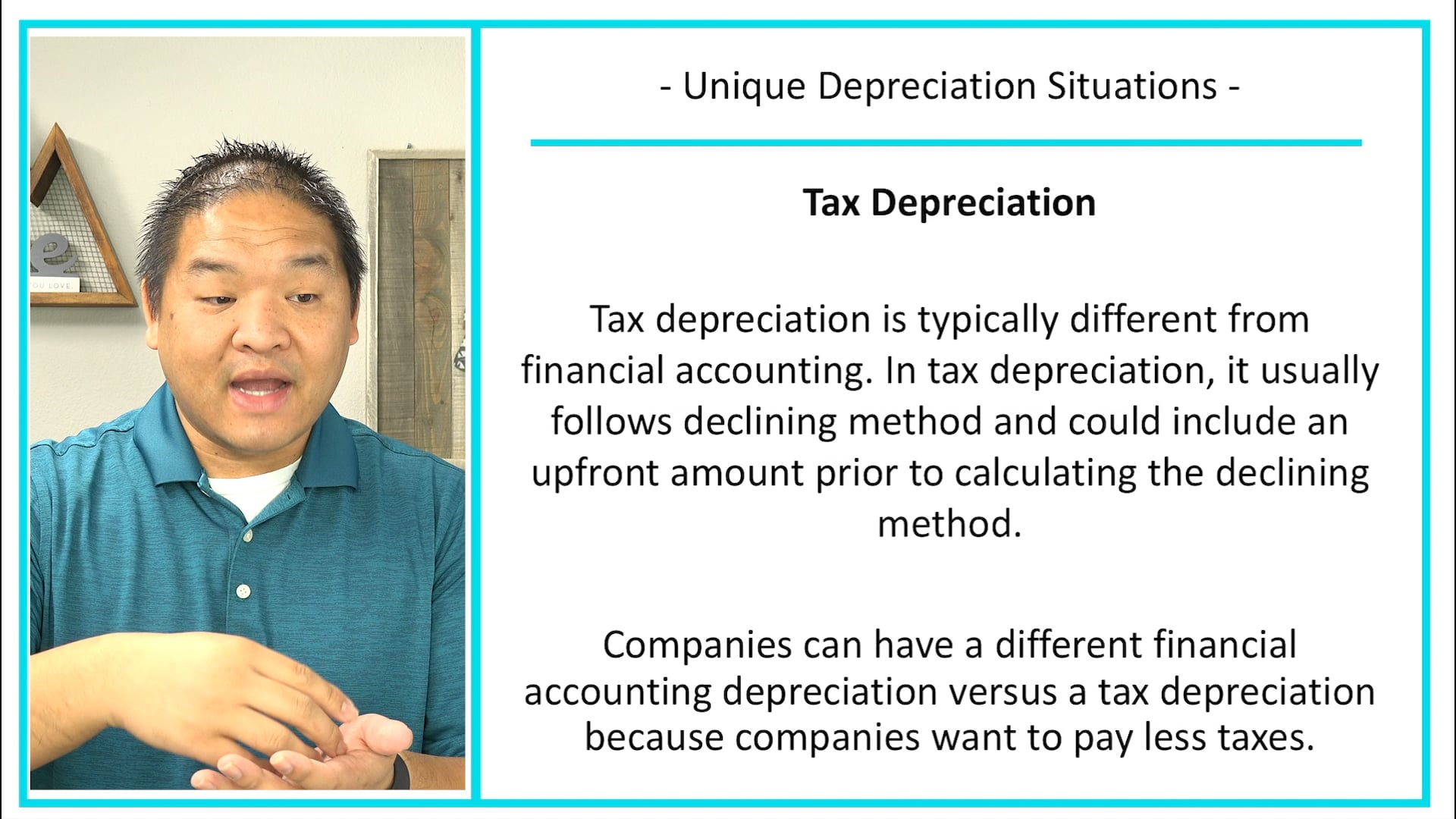 Lesson 9.10 - Unique Depreciation Situations