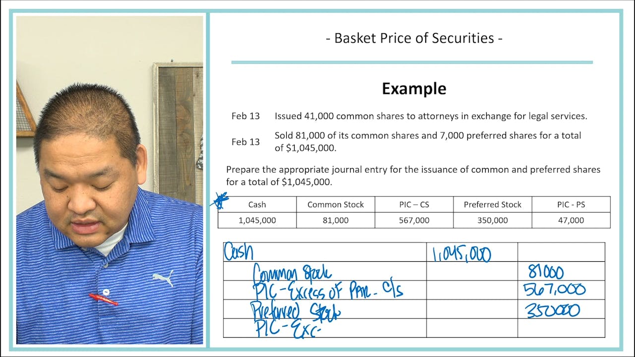 Lesson 18.7 Basket Price of Securities Patrick Lee, MSA