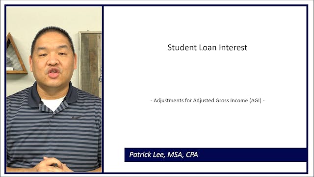 Lesson 4.2 - Student Loan Interest