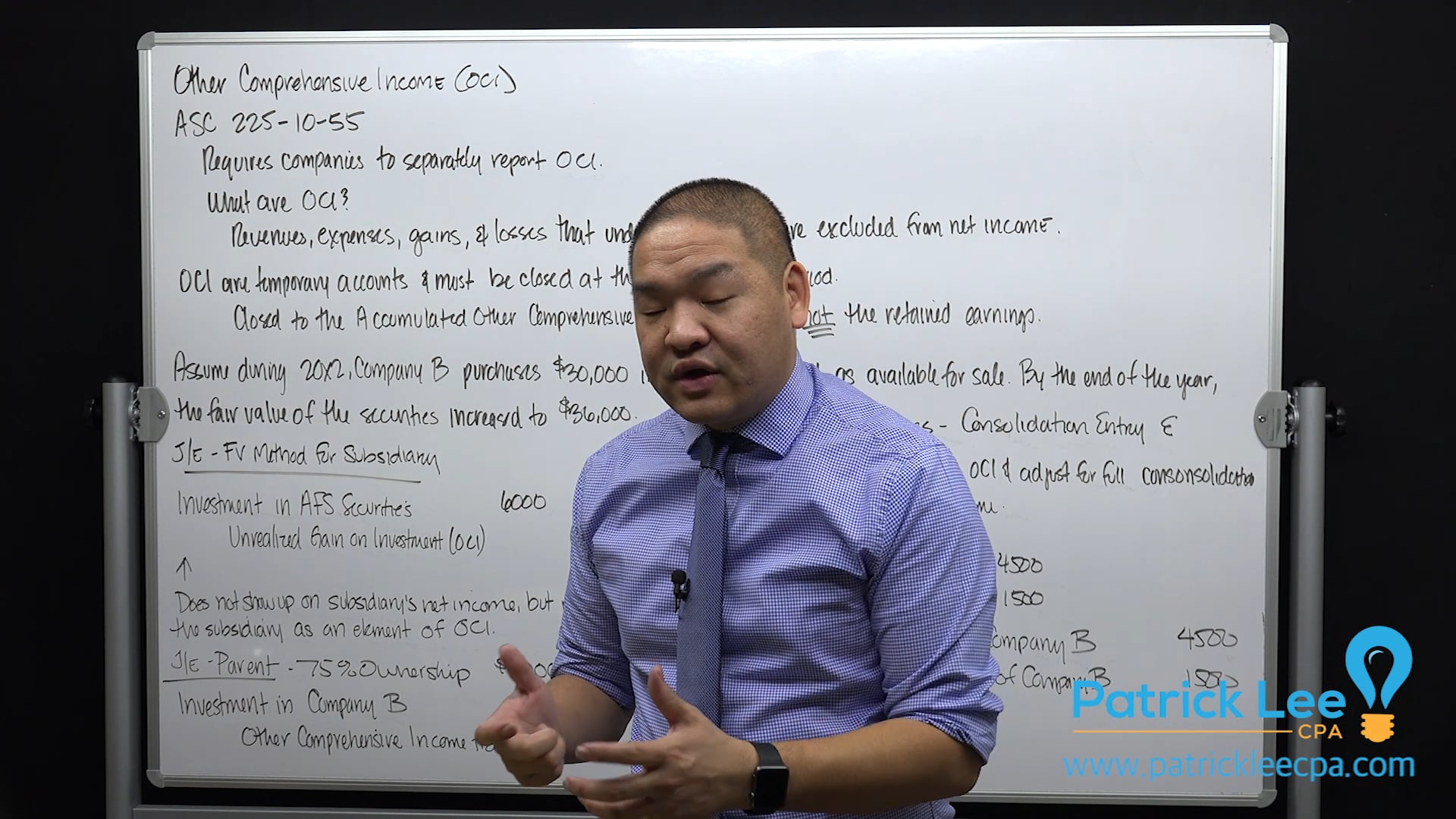 Lesson 5.7 - Other Comprehensive Income (OCI)