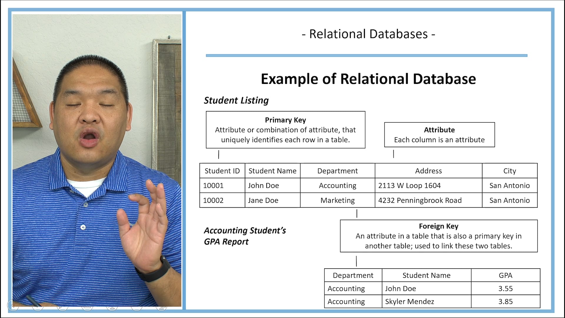 Lesson 4.8 - Relational Database