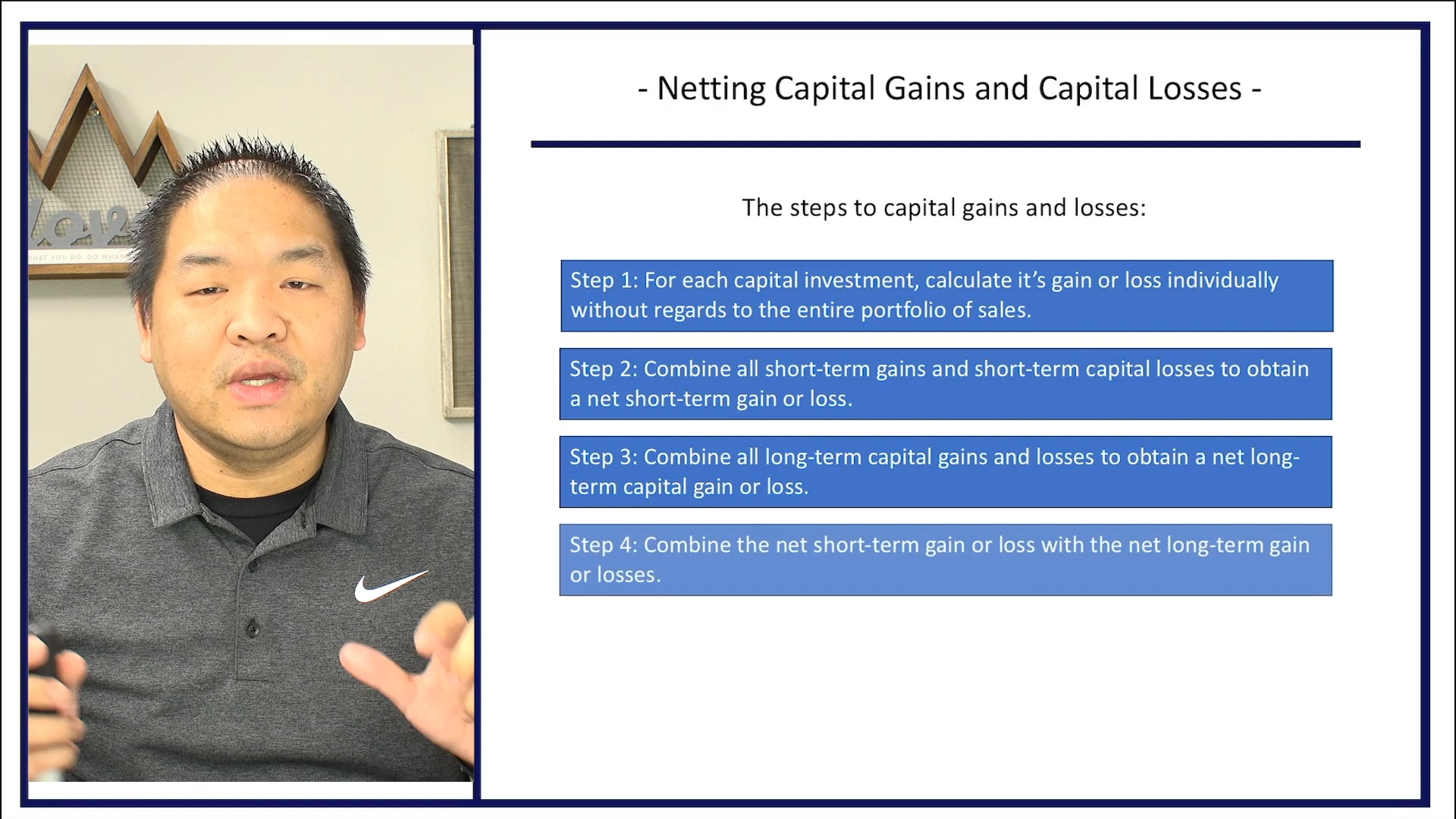 Section 7.8 - Netting Capital Gains and Losses
