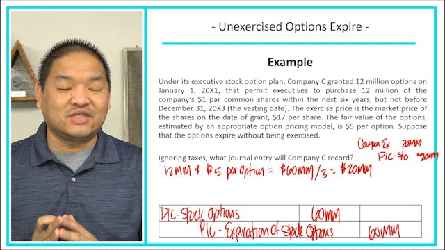 Lesson 19.8 - Unexercised Options Exp...