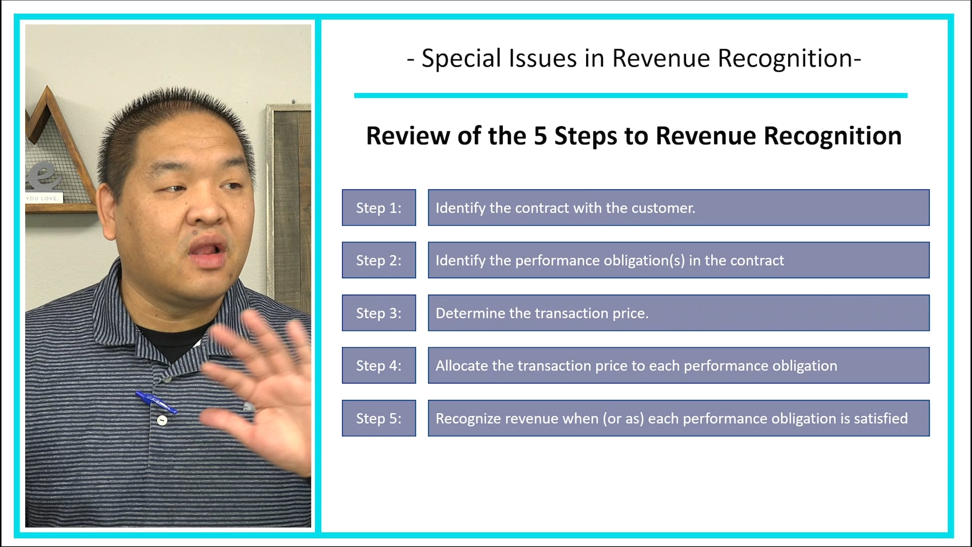 Lesson 6.7 - Special Issues in Revenue Recognition