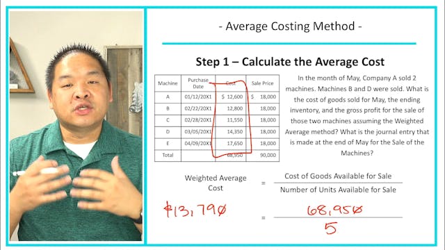 Lesson 7.12 - Weighted Average Costin...