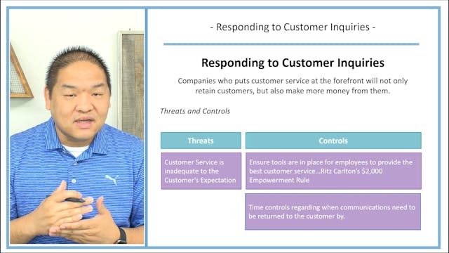 Lesson 11.6 - Responding to Customer ...