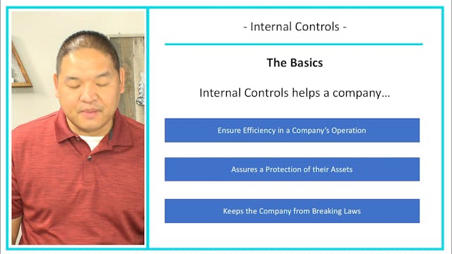 Lesson 5.4 - Internal Controls