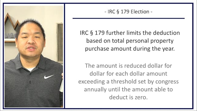 Section 6.13 - IRC 179 Election