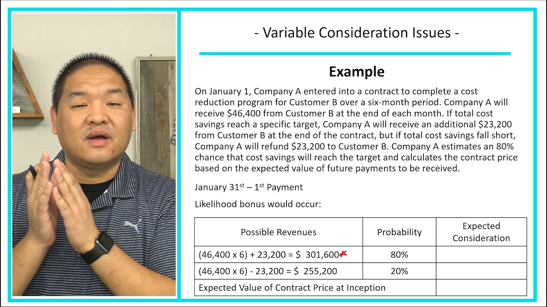 Lesson 6.11 - Transaction Price Issues - Variable Consideration