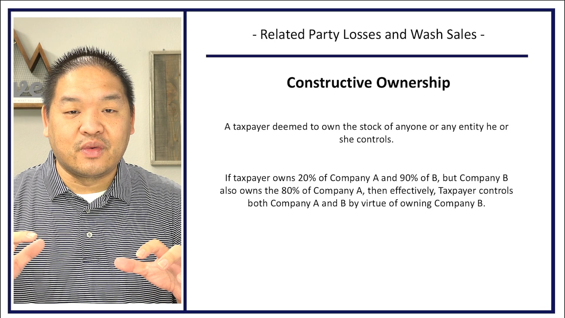 Section 11.10 - Related - Party Losses and Wash Sales