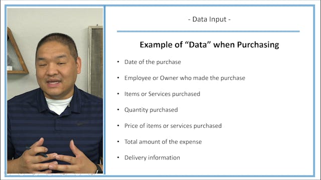 Lesson 2.2 - Data Input