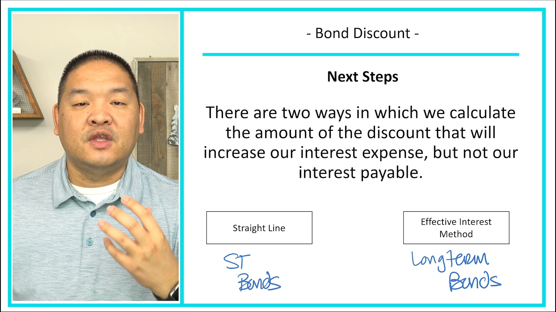 Lesson 10.17 - Interest on Bonds - Issued at a Discount