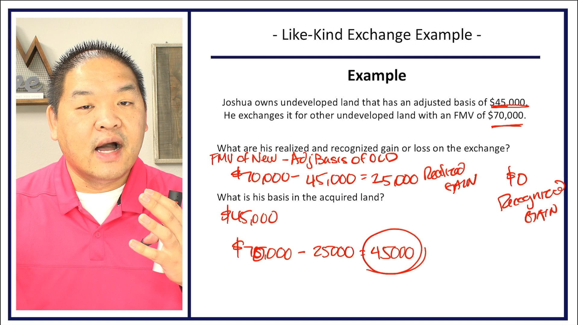 Section 11.2 - Like-Kind Exchanges Examples