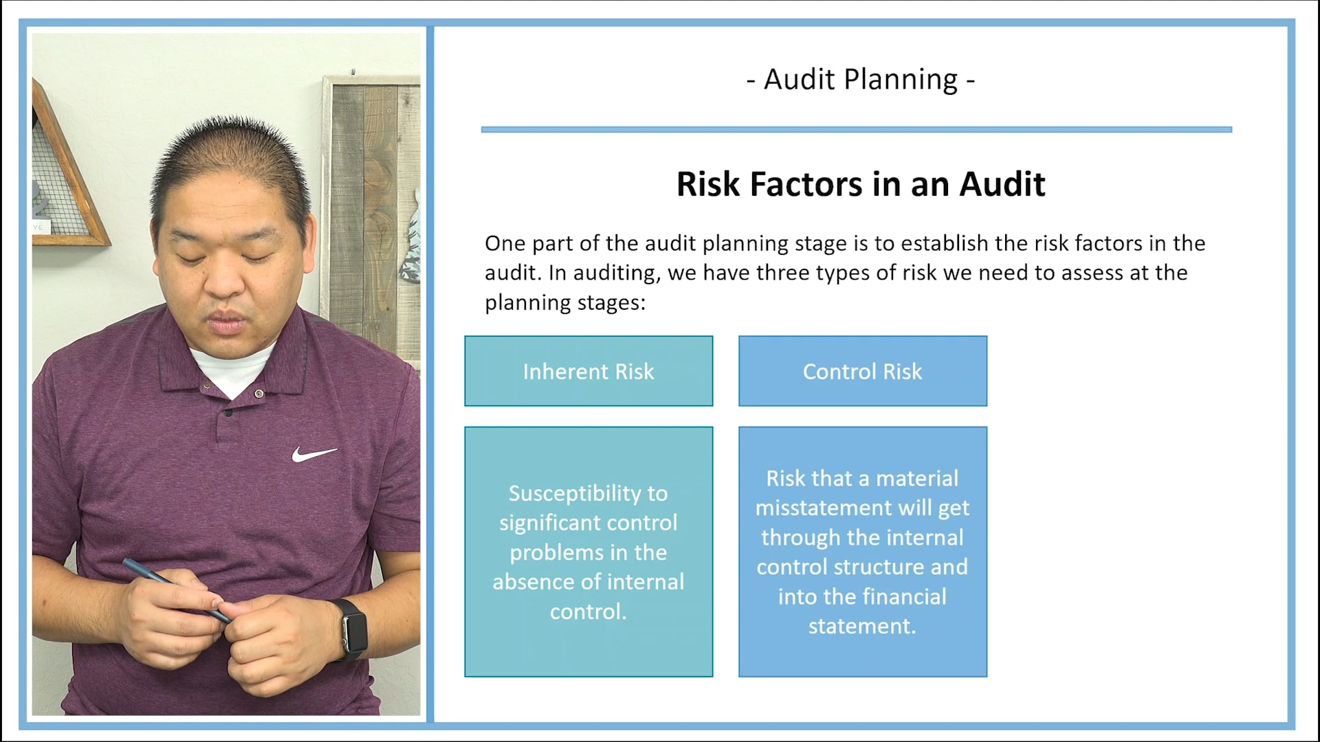 Lesson 10.4 - Auditing Planning