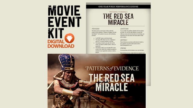 The Red Sea Miracle 1 DVD/Digita - Movie Event Kit