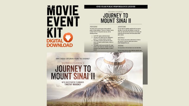 Journey to Mount Sinai 2 - Movie Event Kit