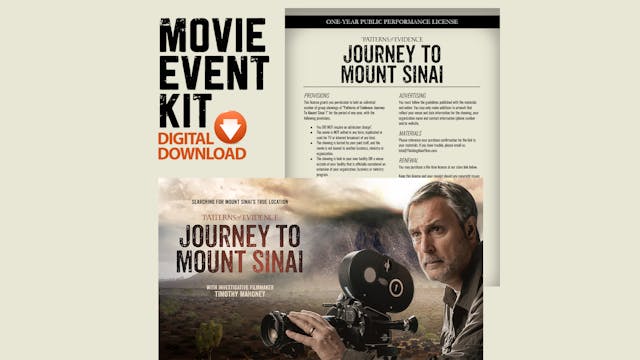 Journey to Mount Sinai - Movie Event Kit