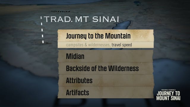 Session 4 - From the Wilderness of Sin to Mount Sinai