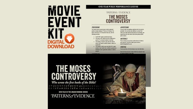 The Moses Controversy - Movie Event Kit