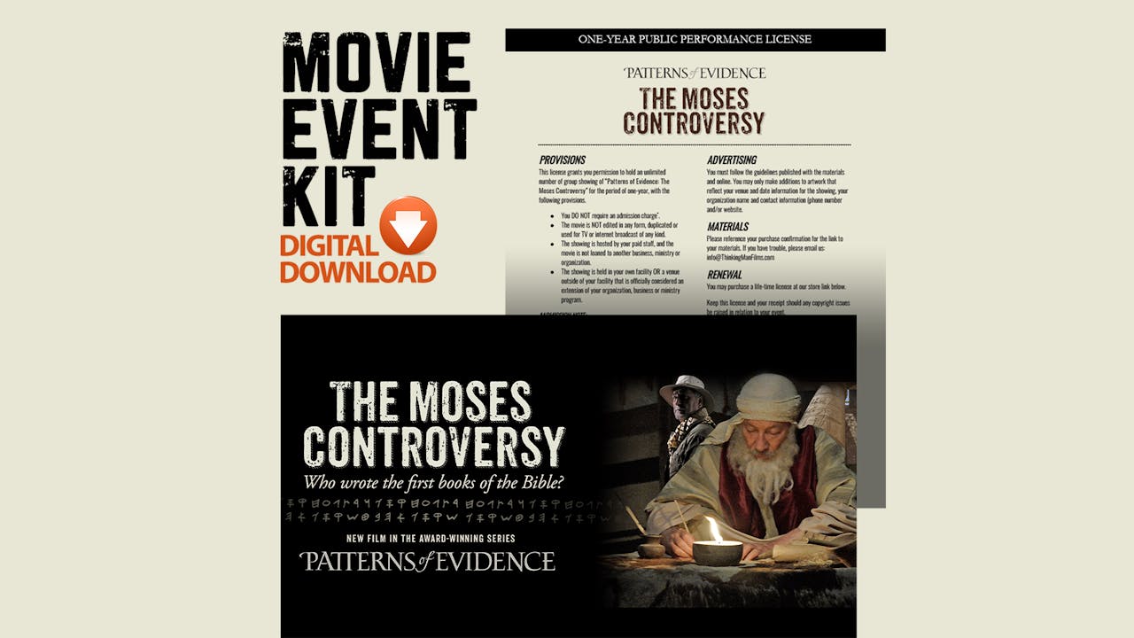 The Moses Controversy - Movie Event Kit