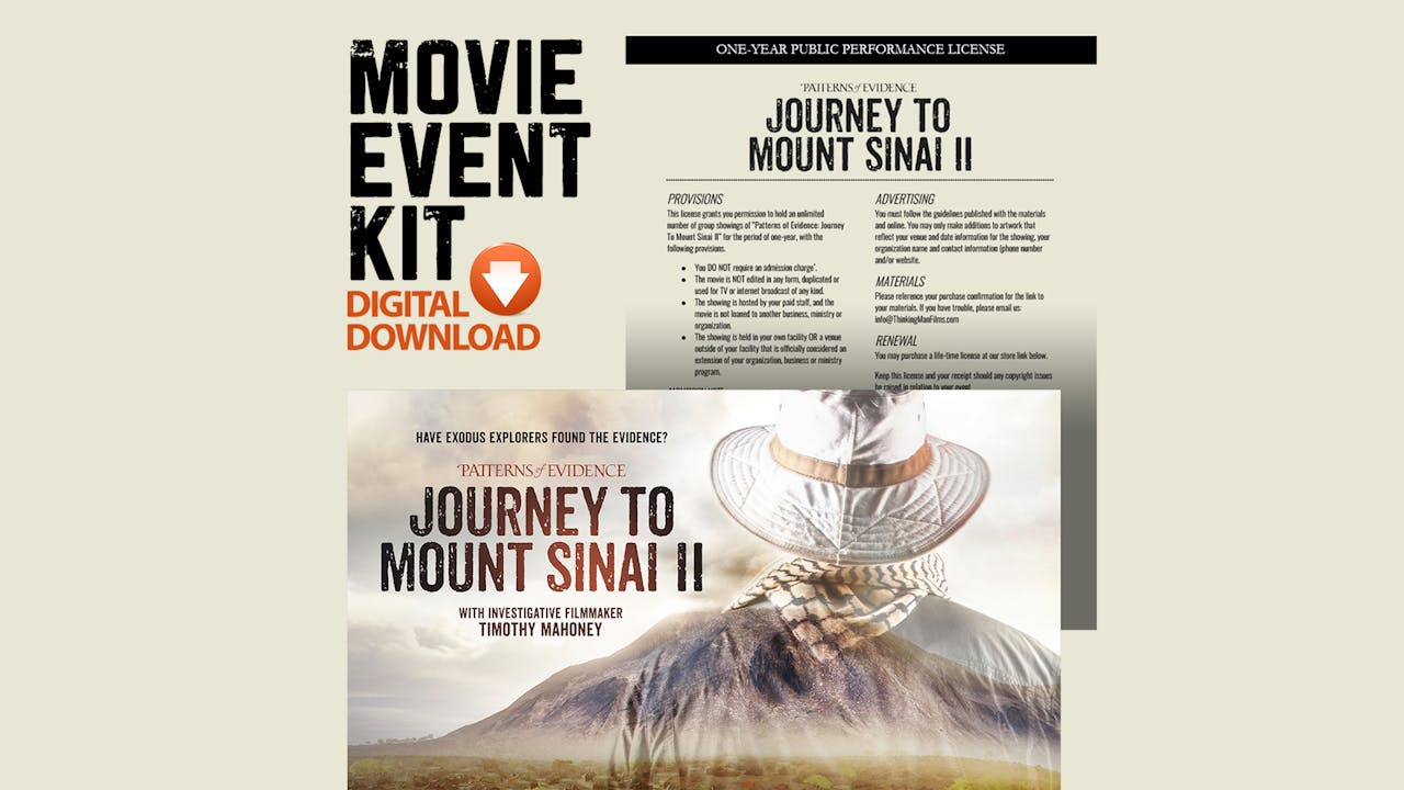 Journey to Mount Sinai 2 - Movie Event Kit