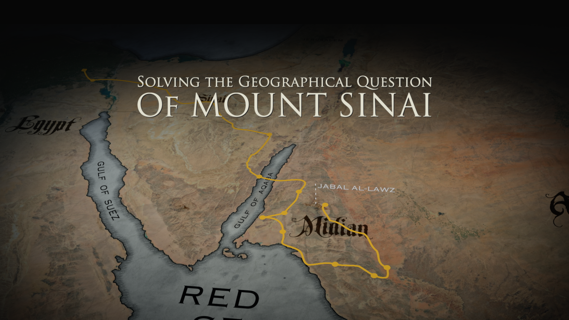 Solving the Geographical Question of Mount Sinai
