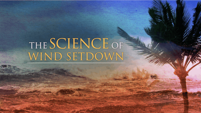 The Science of Wind Setdown