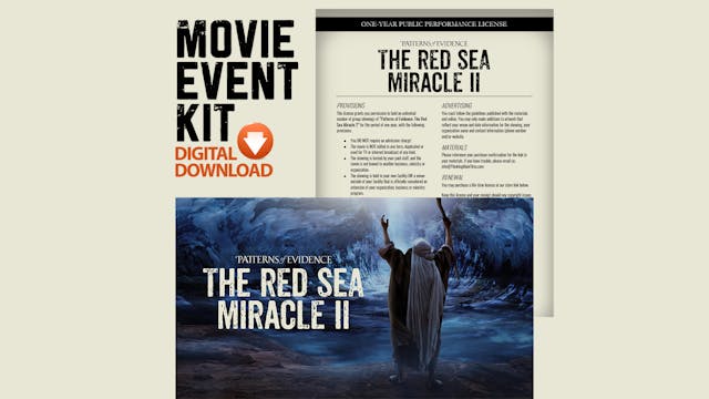 The Red Sea Miracle 2 DVD/Digita - Movie Event Kit