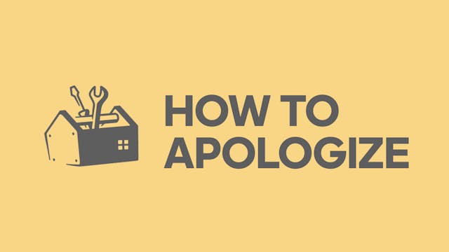 How To Apologize