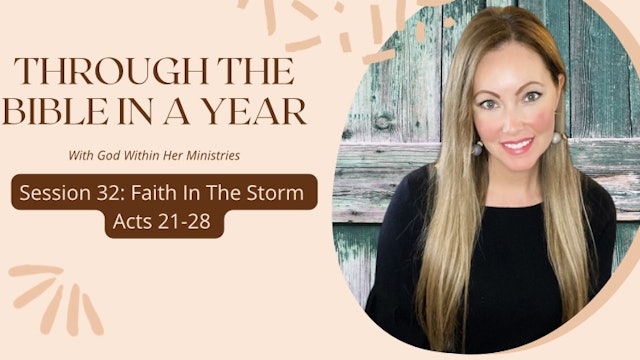 "Faith In The Storm: Acts 21-28"