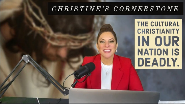 "America’s Culture Christianity is Killing People" on Christine's Cornerstone