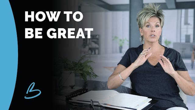 "How To Be Great" on Love Your Life