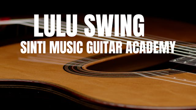 Lulu Swing - theme solo guitar
