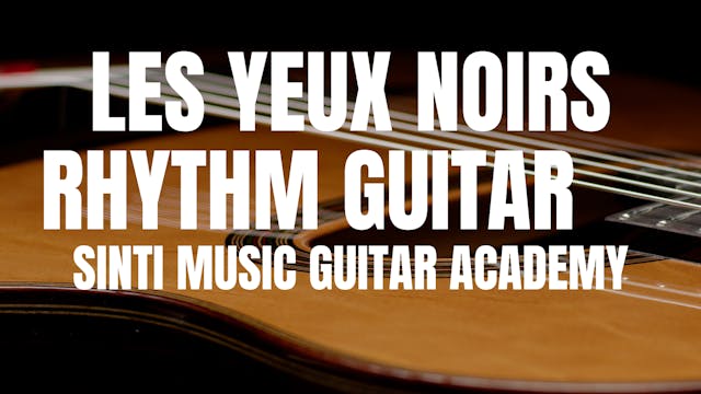 Les yeux noirs - rhythm & play along