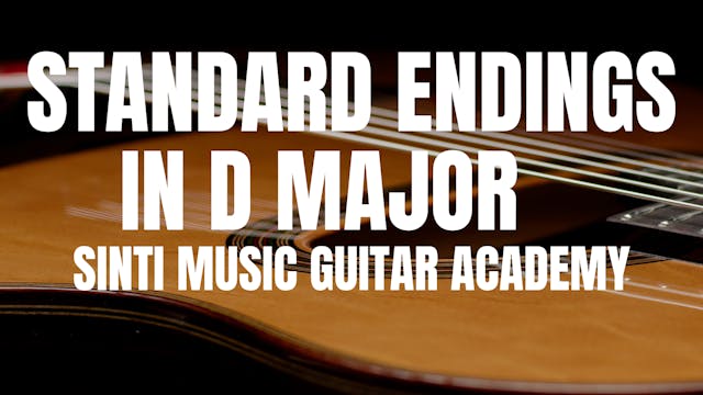 standard gypsy ending in D major