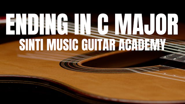 Learn this ending in C Major