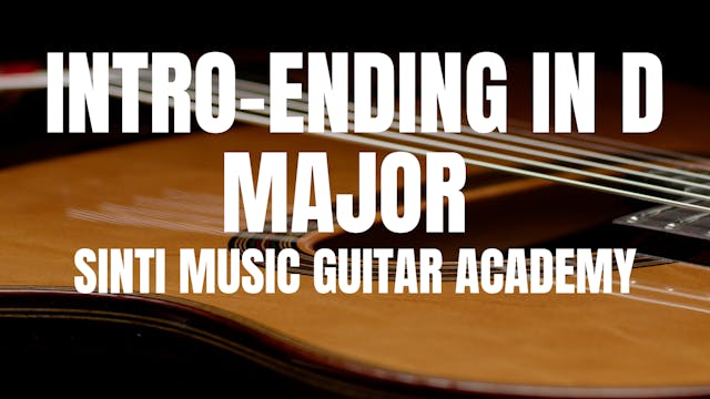 Intro - ending in D (Coquette)